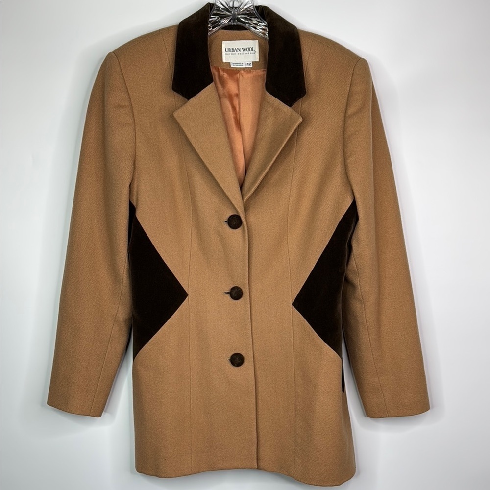 Urban Wool Merino Collection Wool Blazer Jacket Size 12